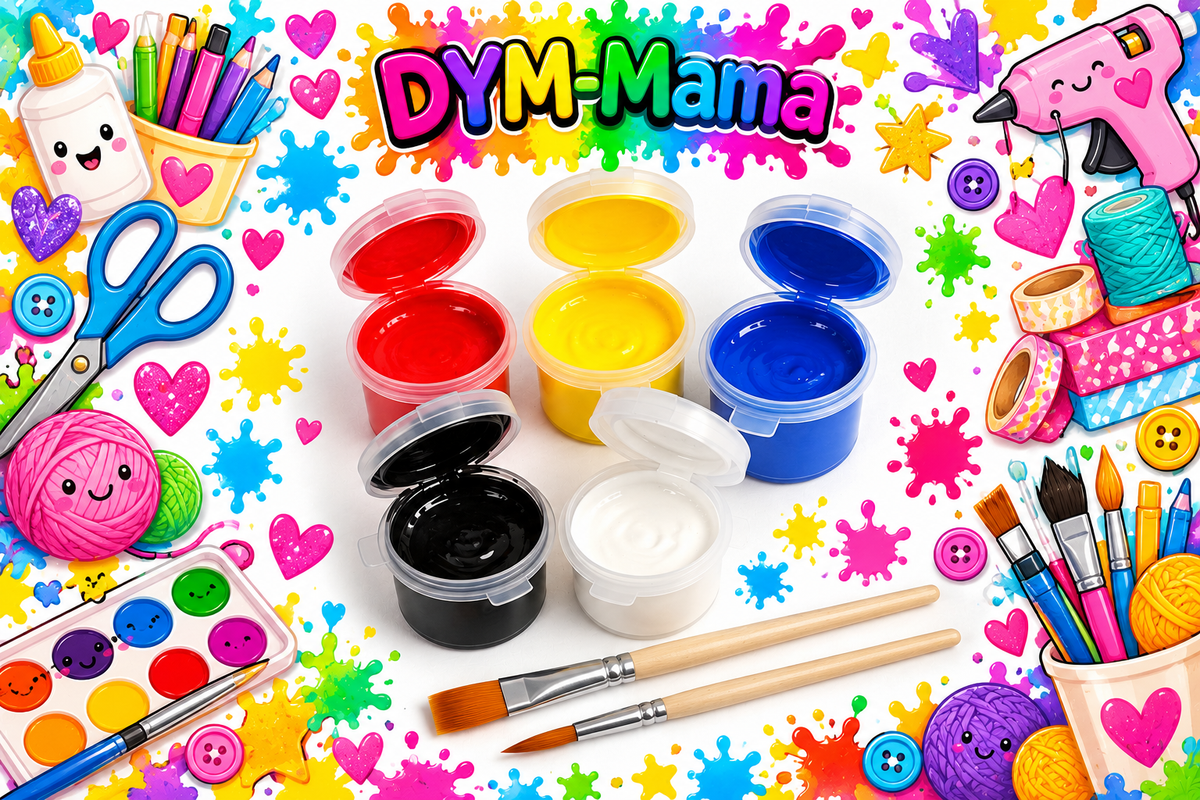 DYM-Mama Farbset – Bunter Malspaß für kreative Köpfe! 🌈
