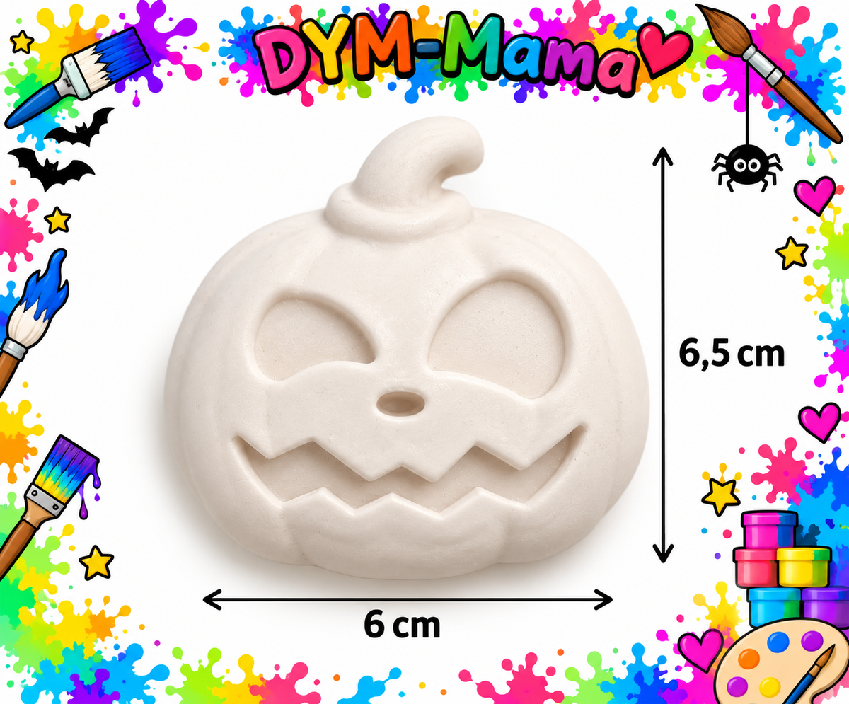 🎃 Halloween-Gipsfiguren zum Selbstbemalen 👻