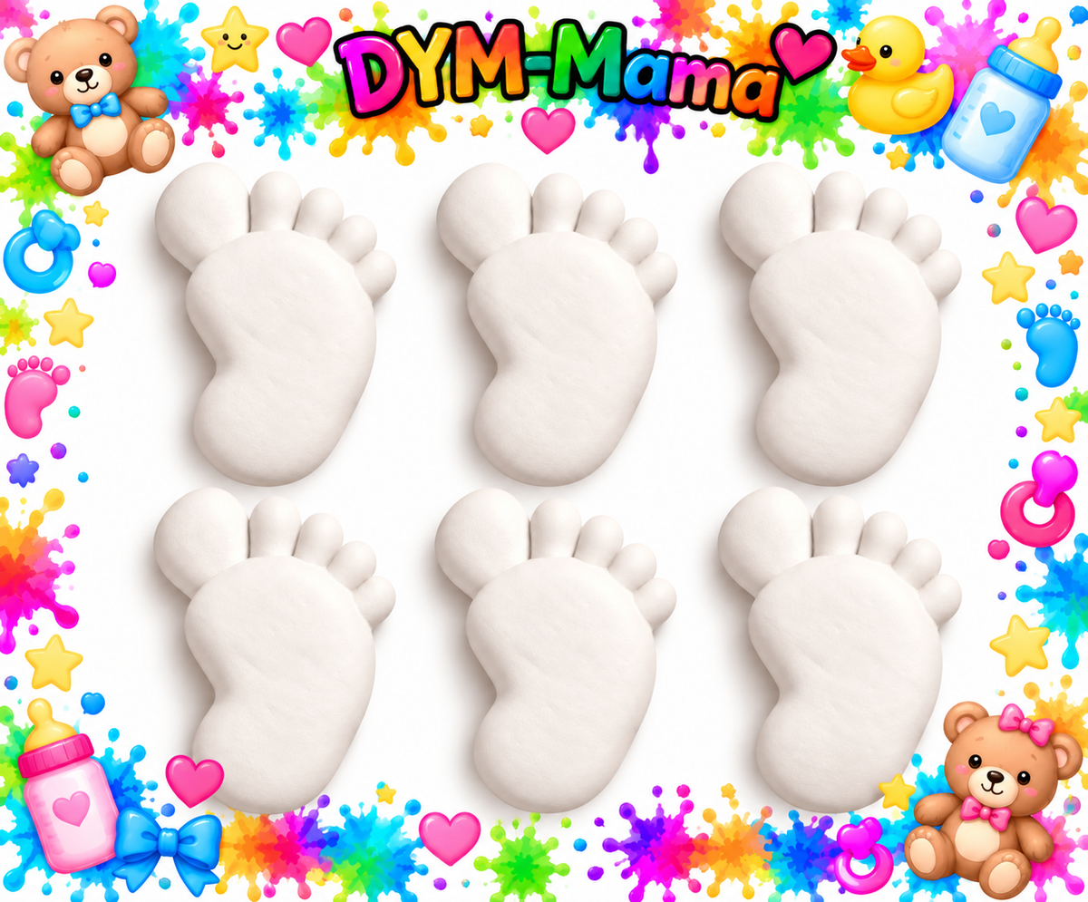🍼 Baby-Gipsfiguren zum Selbstbemalen – 10er, 6er, 2er Set 💕