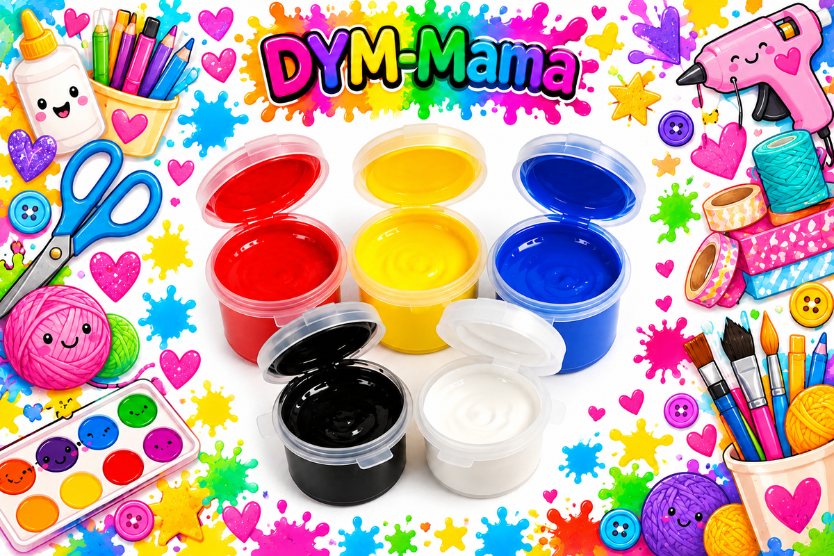 DYM-Mama Farbset – Bunter Malspaß für kreative Köpfe! 🌈