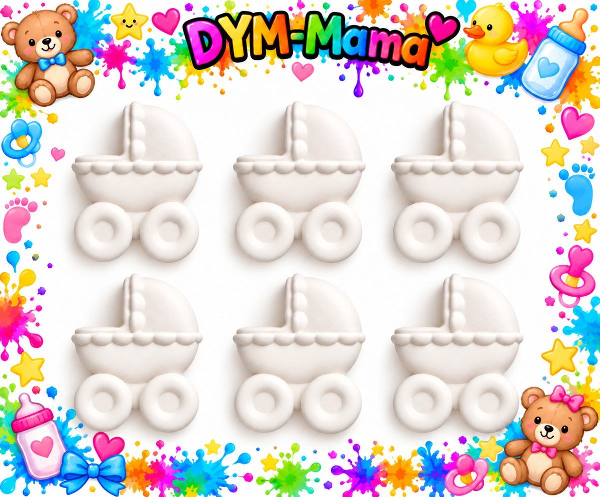 🍼 Baby-Gipsfiguren zum Selbstbemalen – 10er, 6er, 2er Set 💕