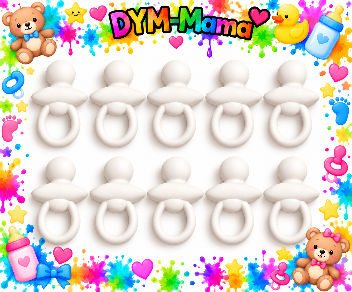 🍼 Baby-Gipsfiguren zum Selbstbemalen – 10er, 6er, 2er Set 💕