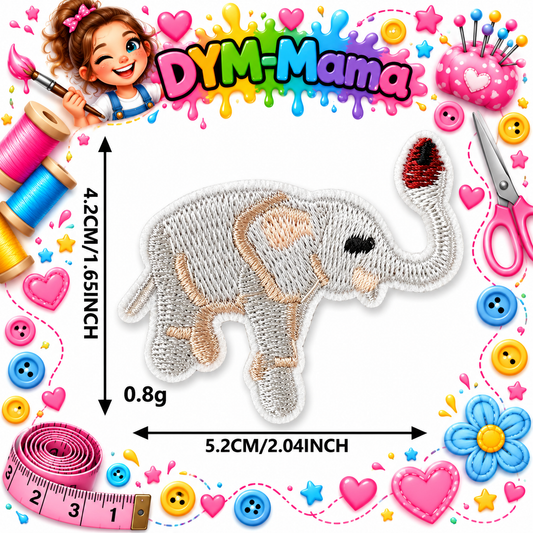 Bestickte Tier Aufnäher Zum Aufbügeln Stoffaufkleber Polyester Für DIY Kleidung Tasche Hut Dekoration Reparatur
