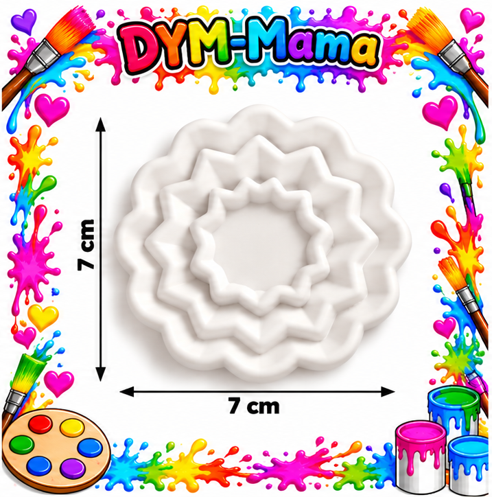 🌸 Blütenzauber – 3D-Gipsblumen zum Bemalen 🌸