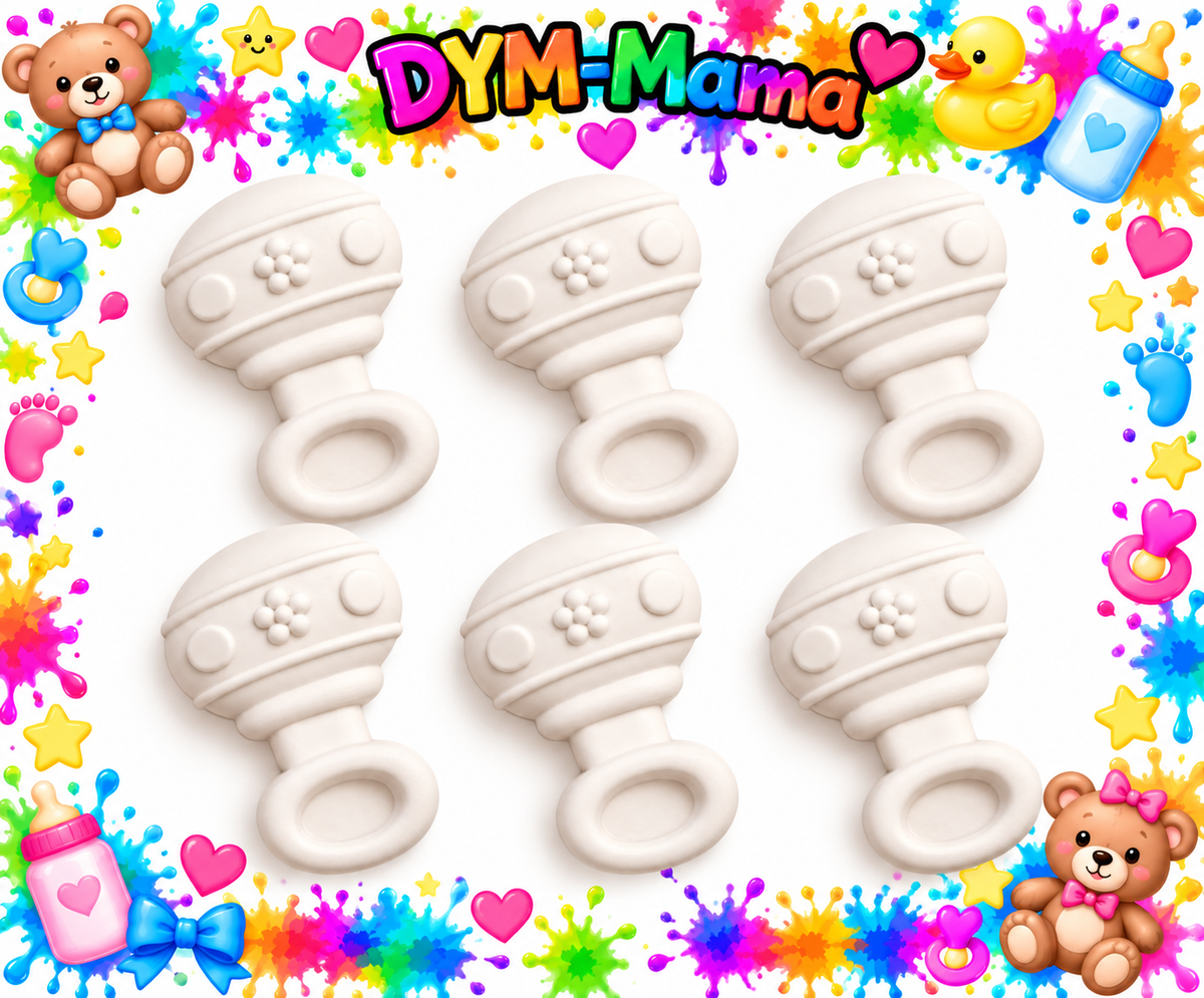 🍼 Baby-Gipsfiguren zum Selbstbemalen – 10er, 6er, 2er Set 💕