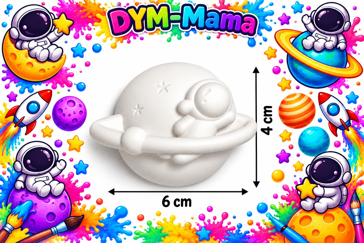 🚀🌈 Weltraum-Abenteuer zum Selberbemalen – Gipsfiguren von DYM-Mama! 🌈🪐