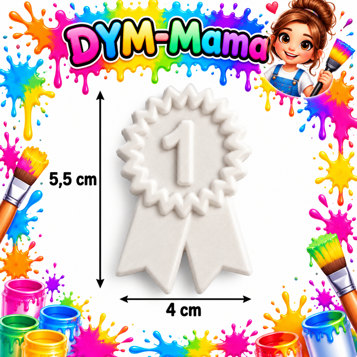 🏆 6er-Set Gipsfiguren – Kleine Sieger ganz groß! 🎨🌈