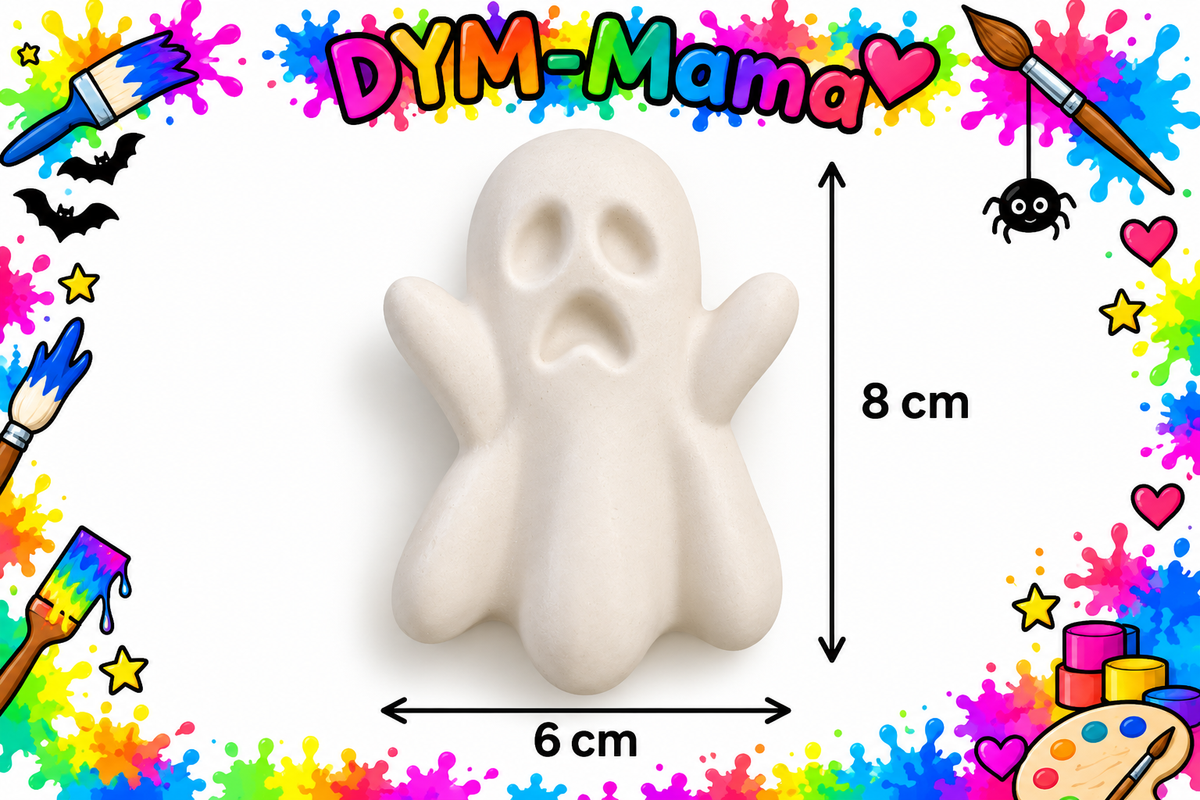 🎃 Halloween-Gipsfiguren zum Selbstbemalen 👻