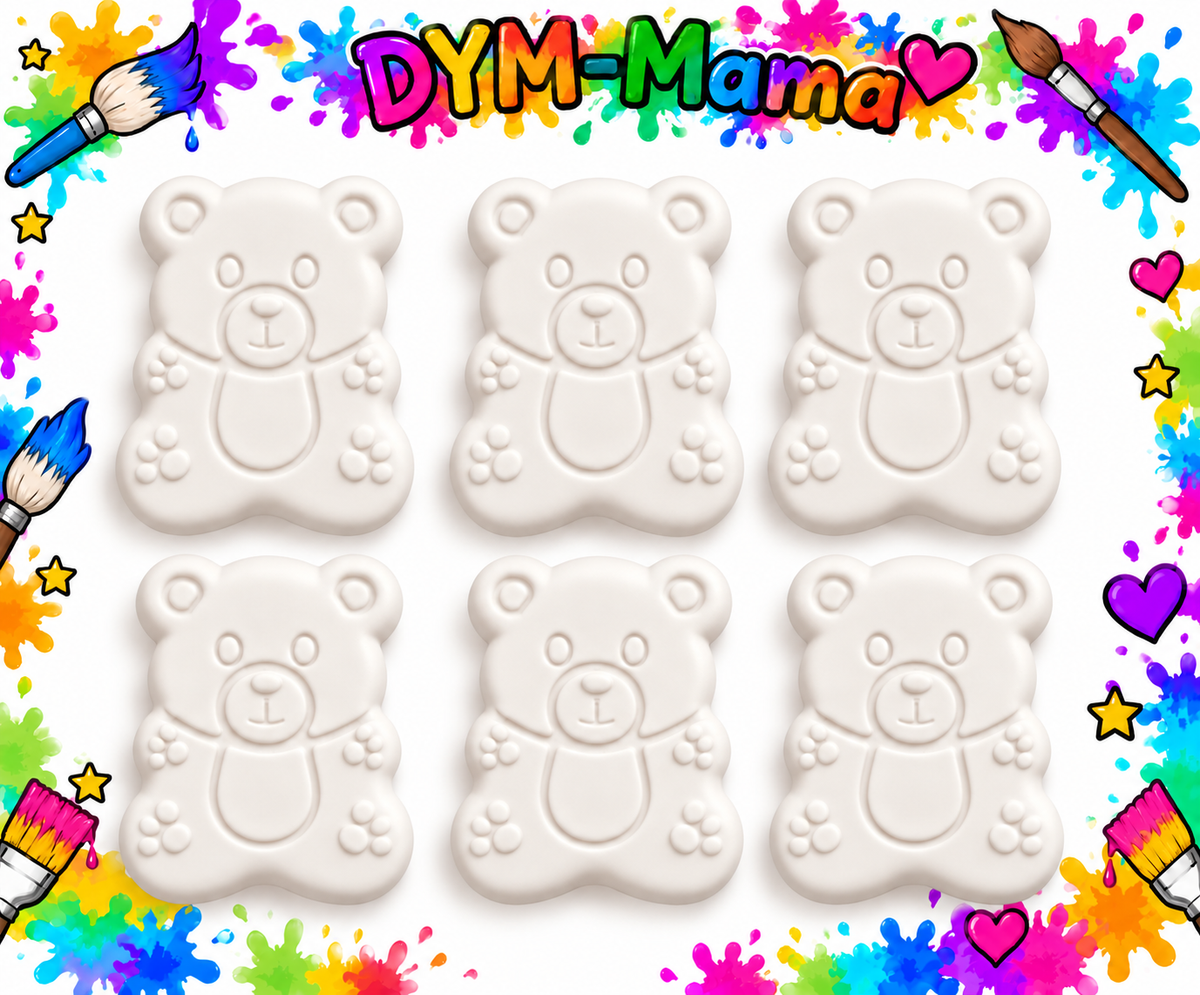 🍼 Baby-Gipsfiguren zum Selbstbemalen – 10er, 6er, 2er Set 💕