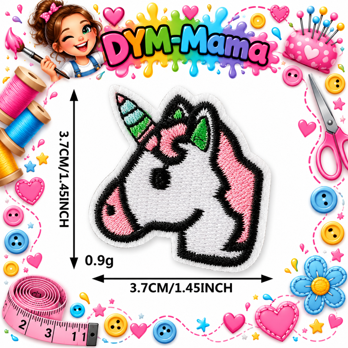 Bestickte Tier Aufnäher Zum Aufbügeln Stoffaufkleber Polyester Für DIY Kleidung Tasche Hut Dekoration Reparatur