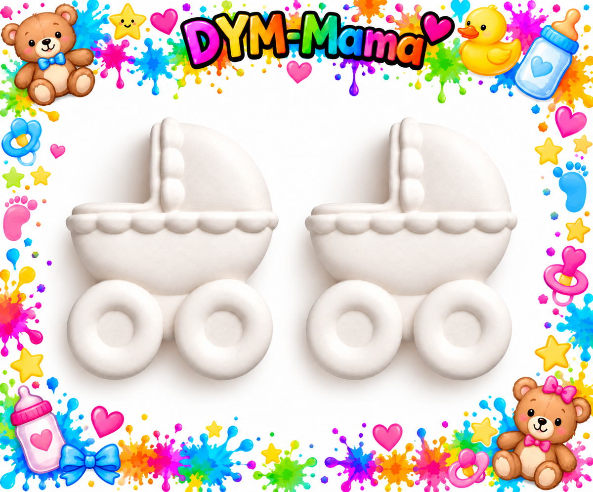 🍼 Baby-Gipsfiguren zum Selbstbemalen – 10er, 6er, 2er Set 💕